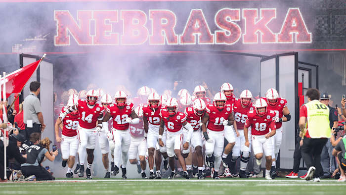 Tunnel Walk 2023 Nebraska football vs Northern Illinois